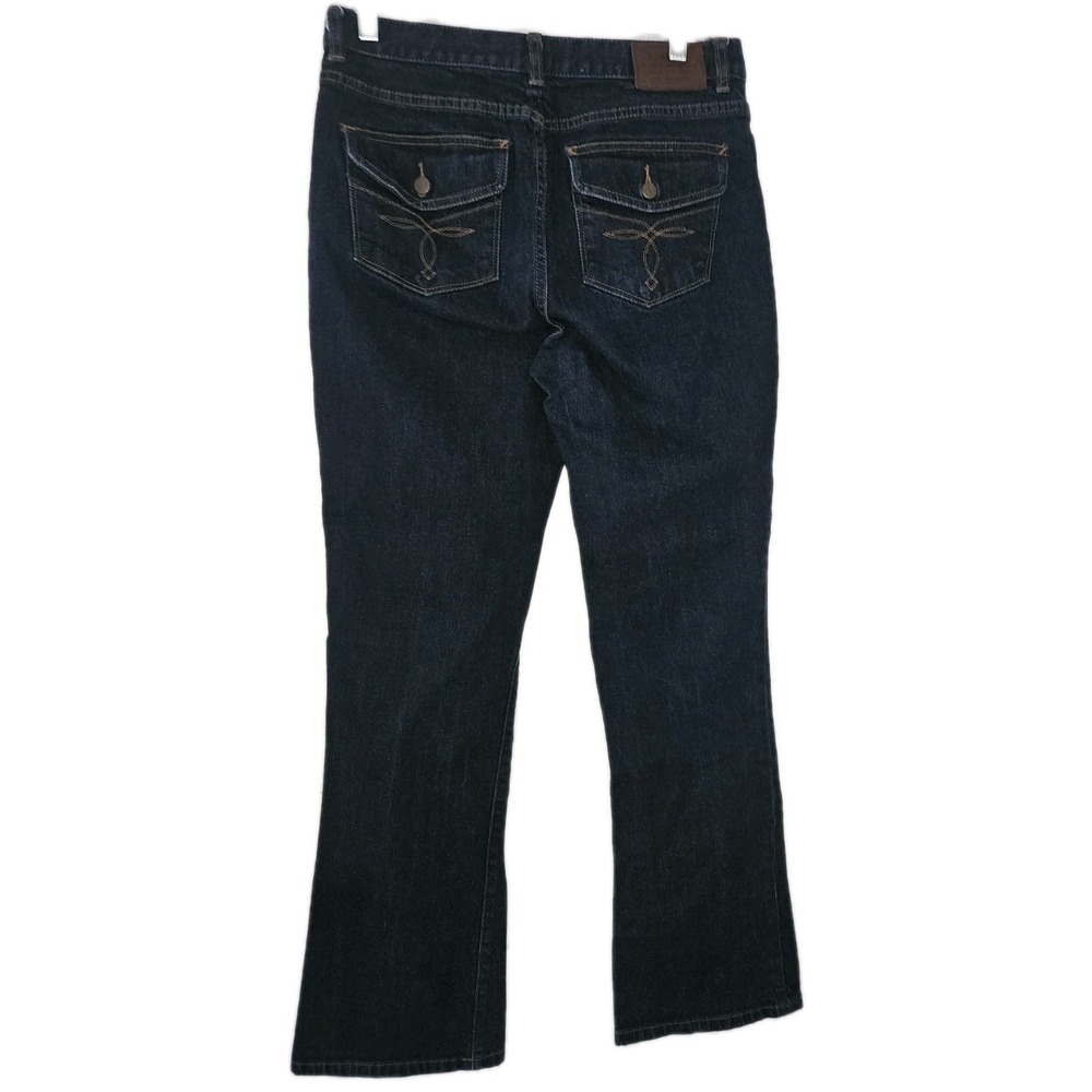 Lauren Ralph Lauren Jeans Co Boot Cut Denim Size Embroided Pockets Size 6 Ranch